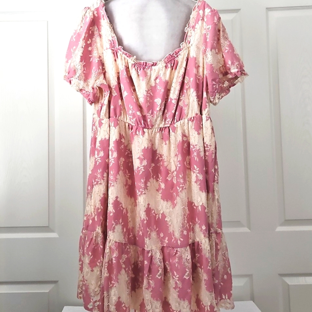 Torrid NWT Lace Tiered Babydoll Dress